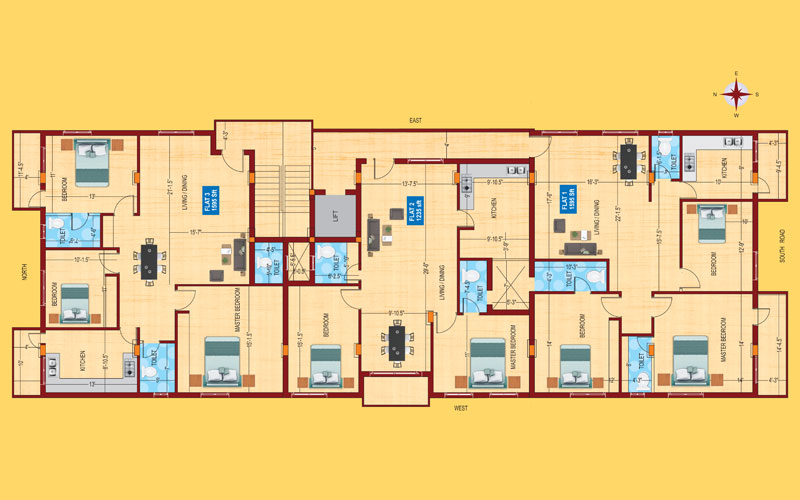 Adithya Developers - Floor Plan - 1