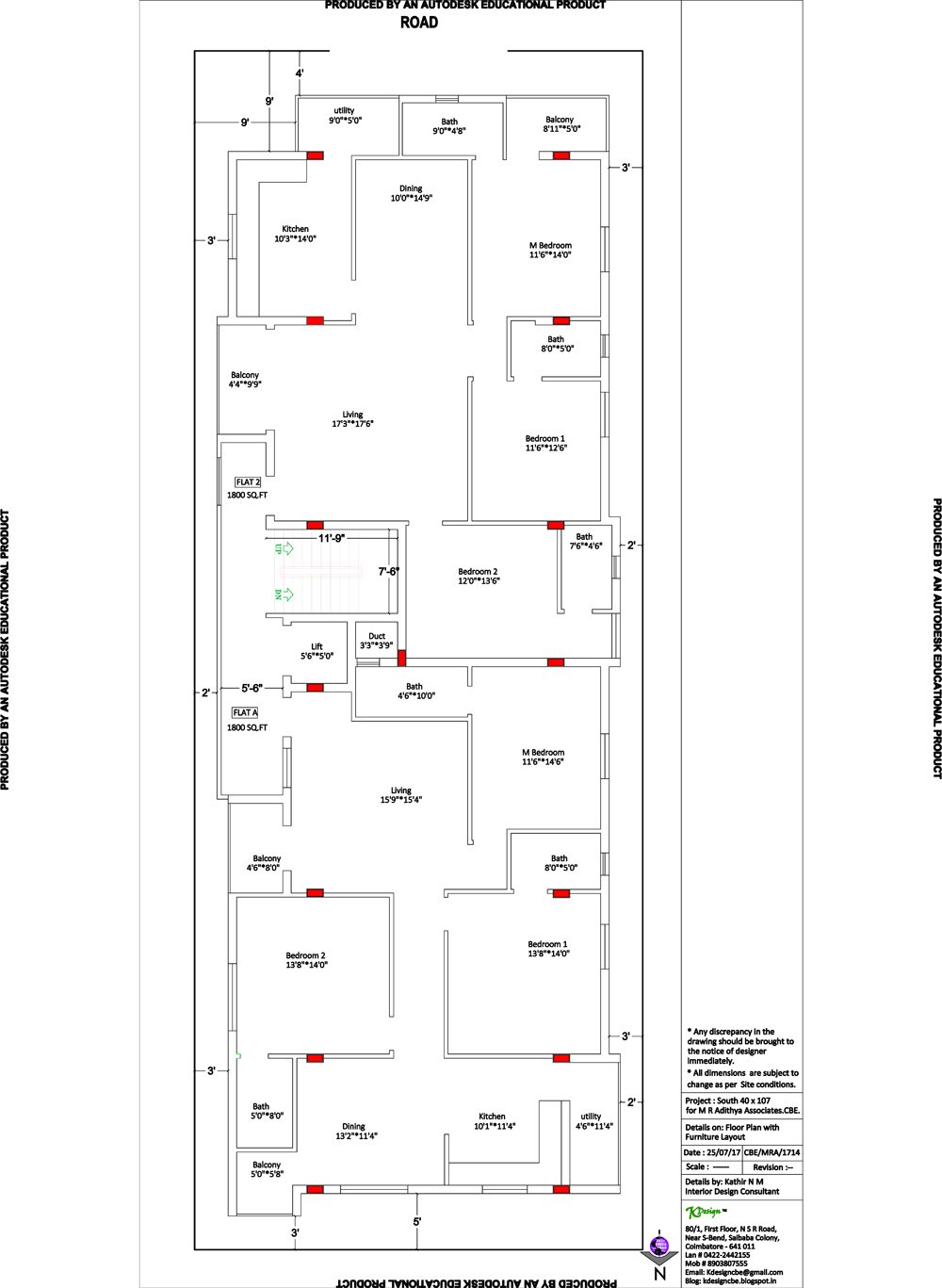 Adithya Developers - Floor Plan - 1